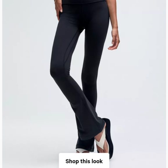 Lululemon Align mini flare leggings in size 6 black - Picture 1 of 8